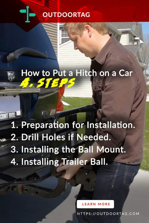 How to Put a Hitch on a Car 4. Steps