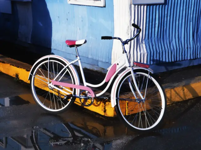 Schwinn pink vintage bike