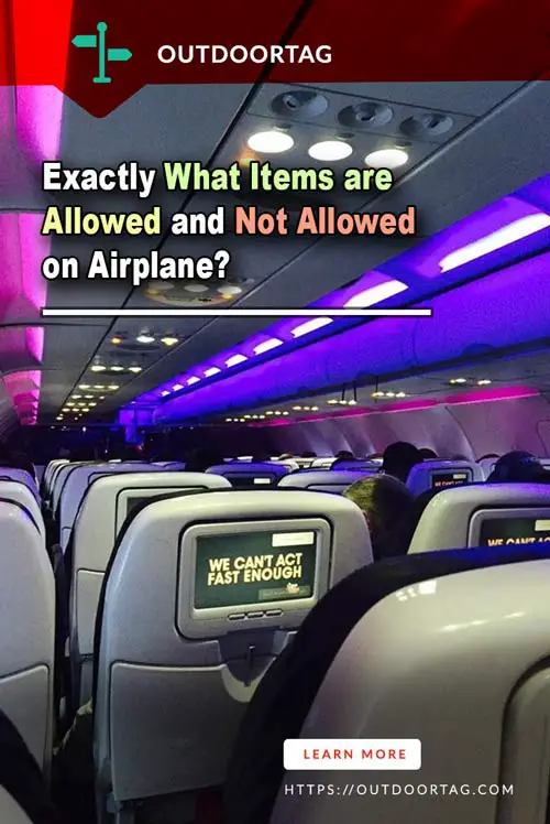 What Items are Allowed and Not Allowed on Airplane? OutdoorTag