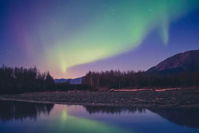 Northern lights over Alaska